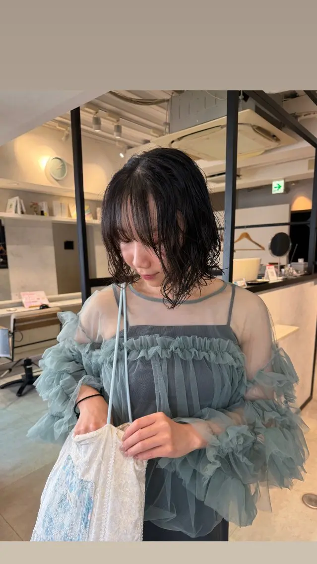 ショート パーマ ニュアンスパーマ ニュアンスパーマ /ボブパーマriseのヘアスタイル