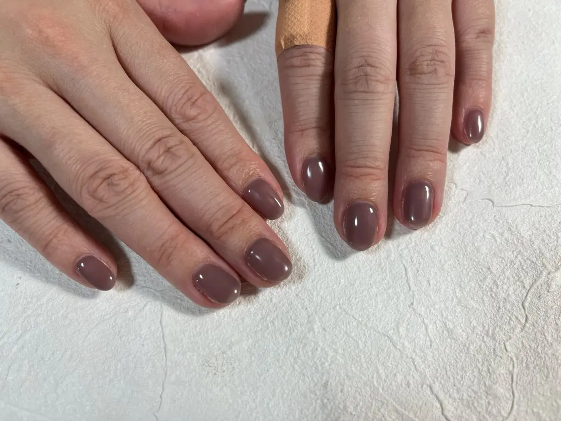 ネイル オーロラネイル フットネイル フレンチネイル ジェルネイル 韓国ネイル ハンドネイル kiki nail たまプラーザのネイルデザイン