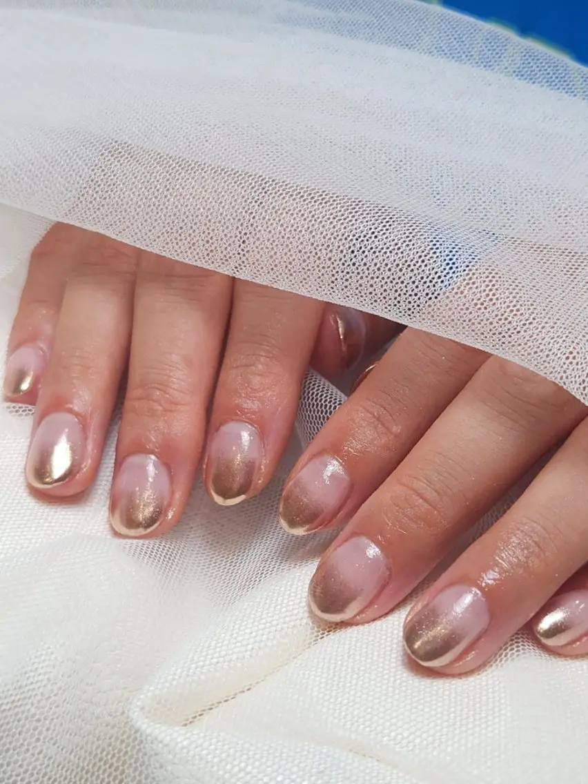 ネイル グラデーション ミラーネイル Nailroom3  古屋のネイルデザイン