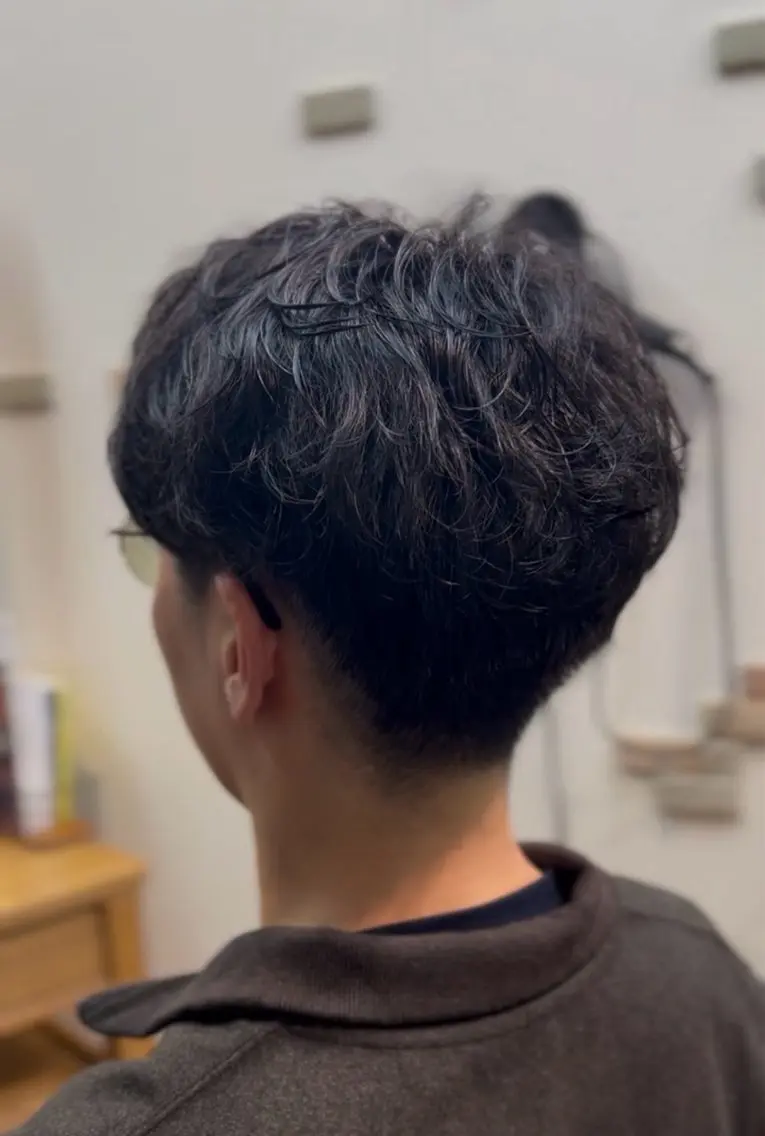 メンズカット➕パーマの写真