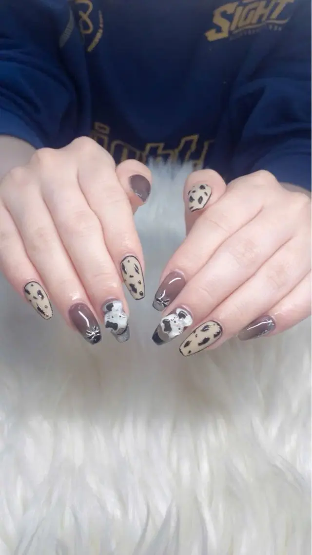 ネイル 成人式 フレンチネイル グラデーション 韓国ネイル マグネットネイル ハンドネイル Squen Nail shinjukuのネイルデザイン