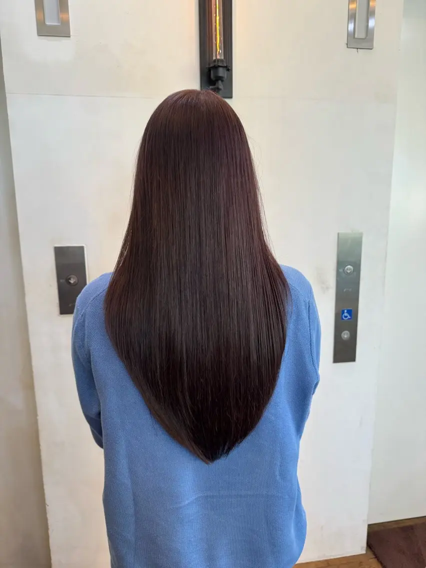 ロング 💜🦋AIRI /パーマ🦋💜のヘアスタイル