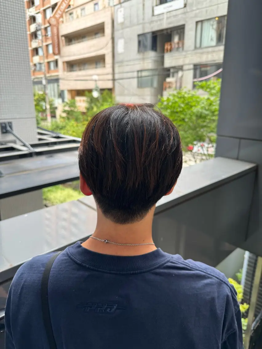 メンズ カット 縮毛矯正 トリートメント 河野 悠のヘアスタイル
