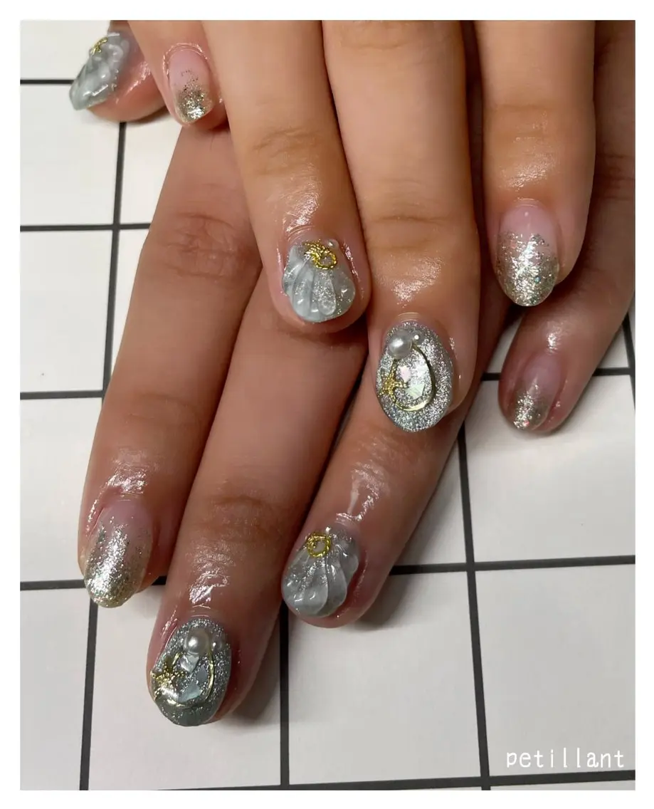 ネイル アートネイル nail salon petillantのネイルデザイン