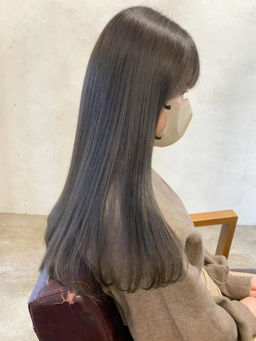 ⭐️人気No.1⭐️カット＋全体ワンカラー＋TOKIOトリートメント＋超音波アイロン❤️インスタで話題の人気メニュー㊙️の写真