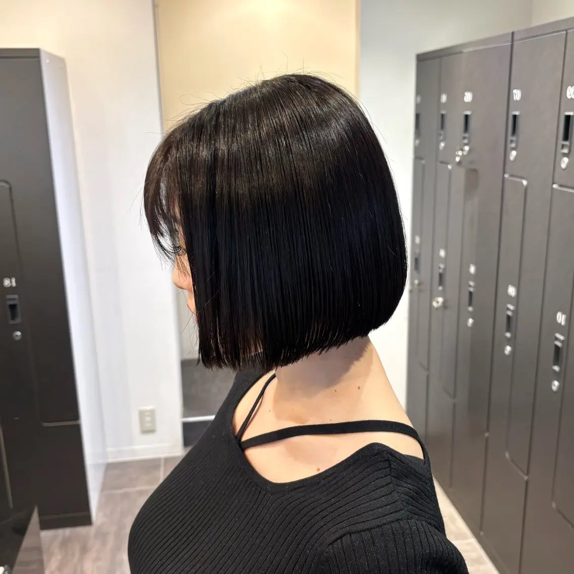 ショート カラー 前下がりボブ ラベンダーカラー ボブ 🖤大人可愛い⌇ 𝐑 𝐈 𝐎🖤のヘアスタイル