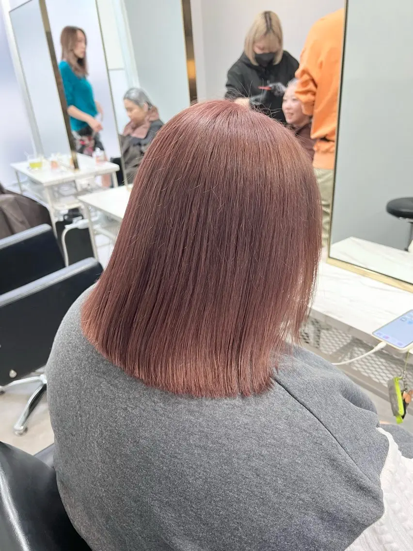 ショート カラー カット ヘアカラー トリートメント ヘアセット 🫧艶ダブルカラー ブリーチ🫧トモヤのヘアスタイル