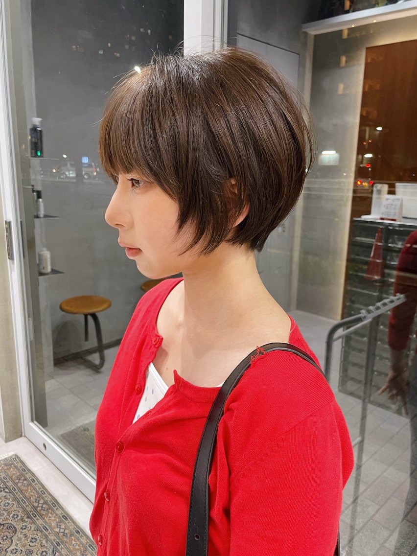 ショート カラー カット 華 /ショート/ボブのヘアスタイル