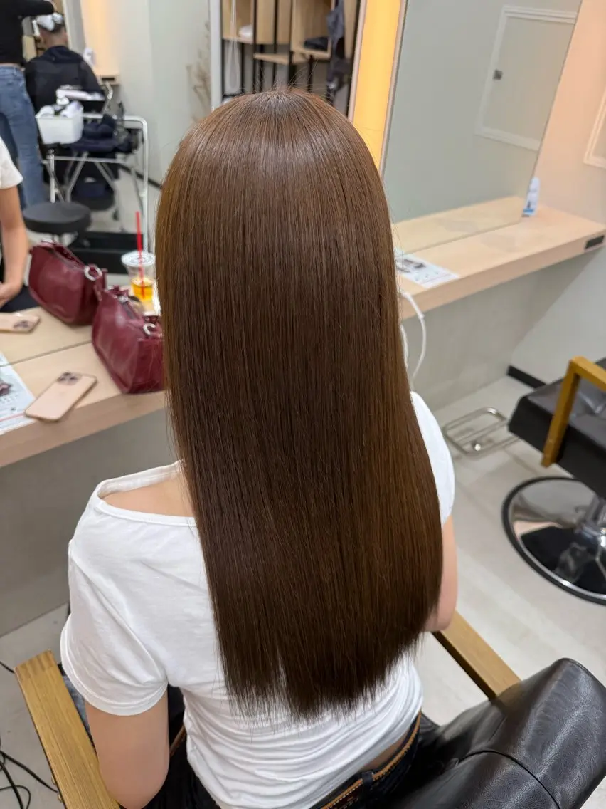 カラー 髪質改善 ALEAP himekaのヘアスタイル