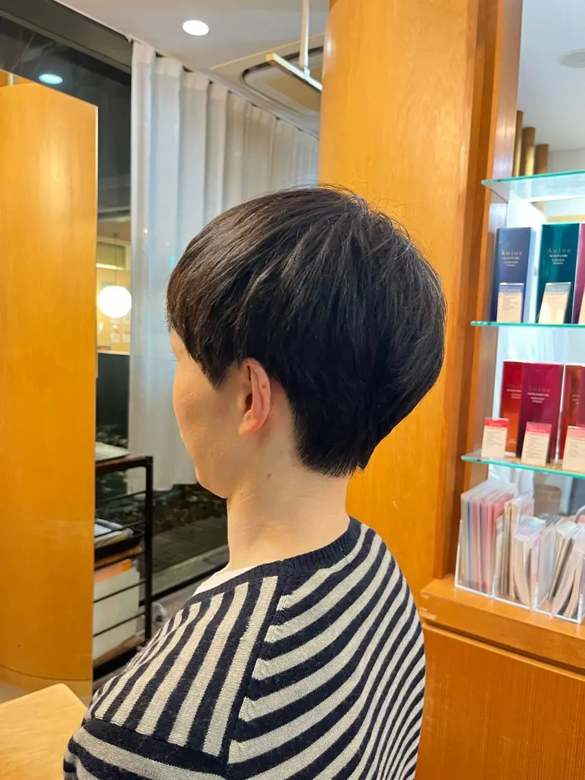 メンズ マッシュ しみず ちかえのヘアスタイル