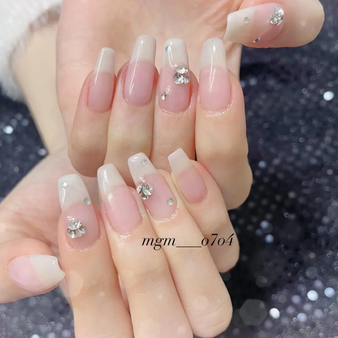 ネイル ハンドネイル ハンドケア MoON...❤︎ MeGuのネイルデザイン