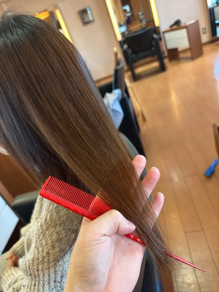 ロング カット 縮毛矯正 modshair ヒロのヘアスタイル