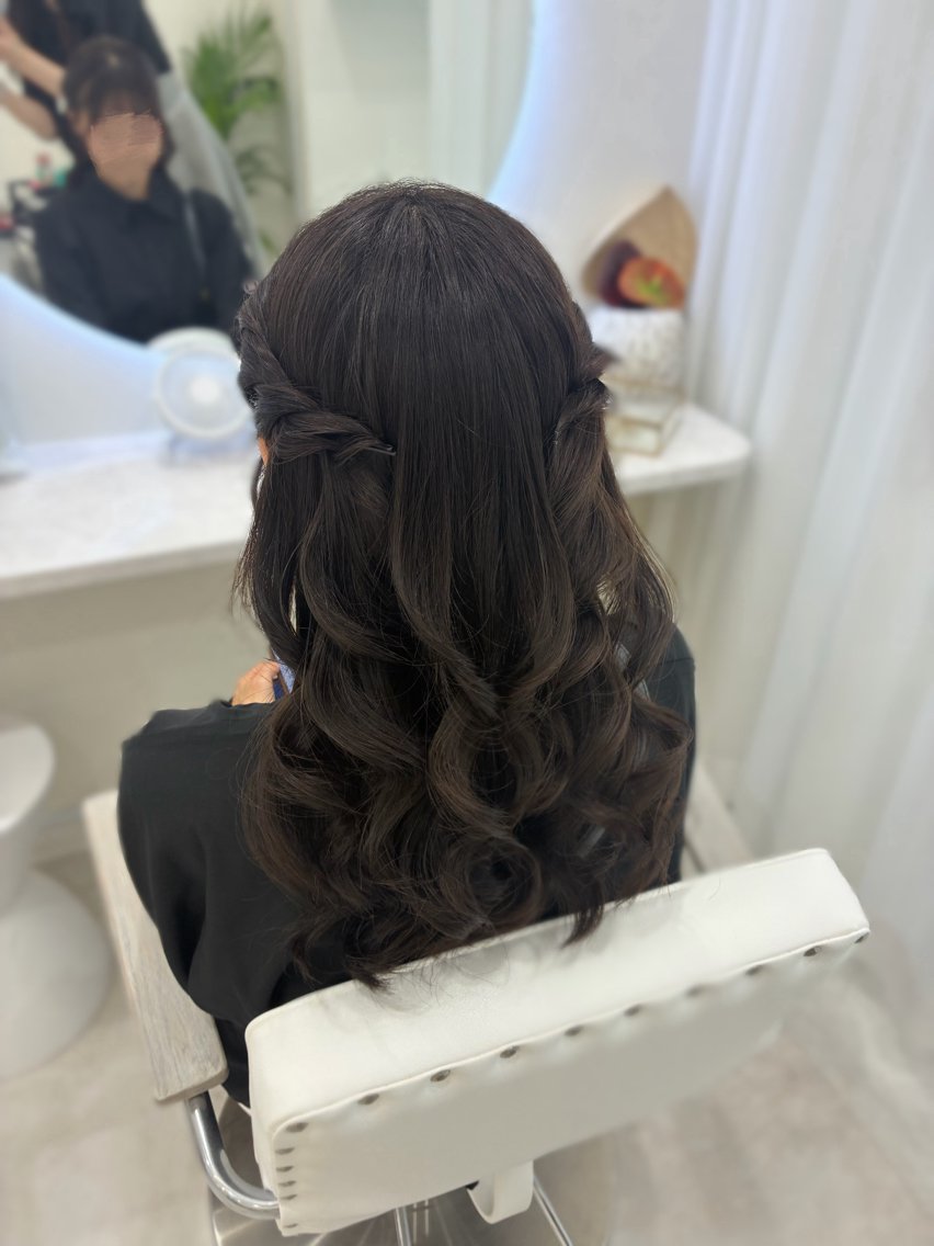 セミロング ヘアセット 🫧六本木ヘアセット /ももか🫧のヘアスタイル
