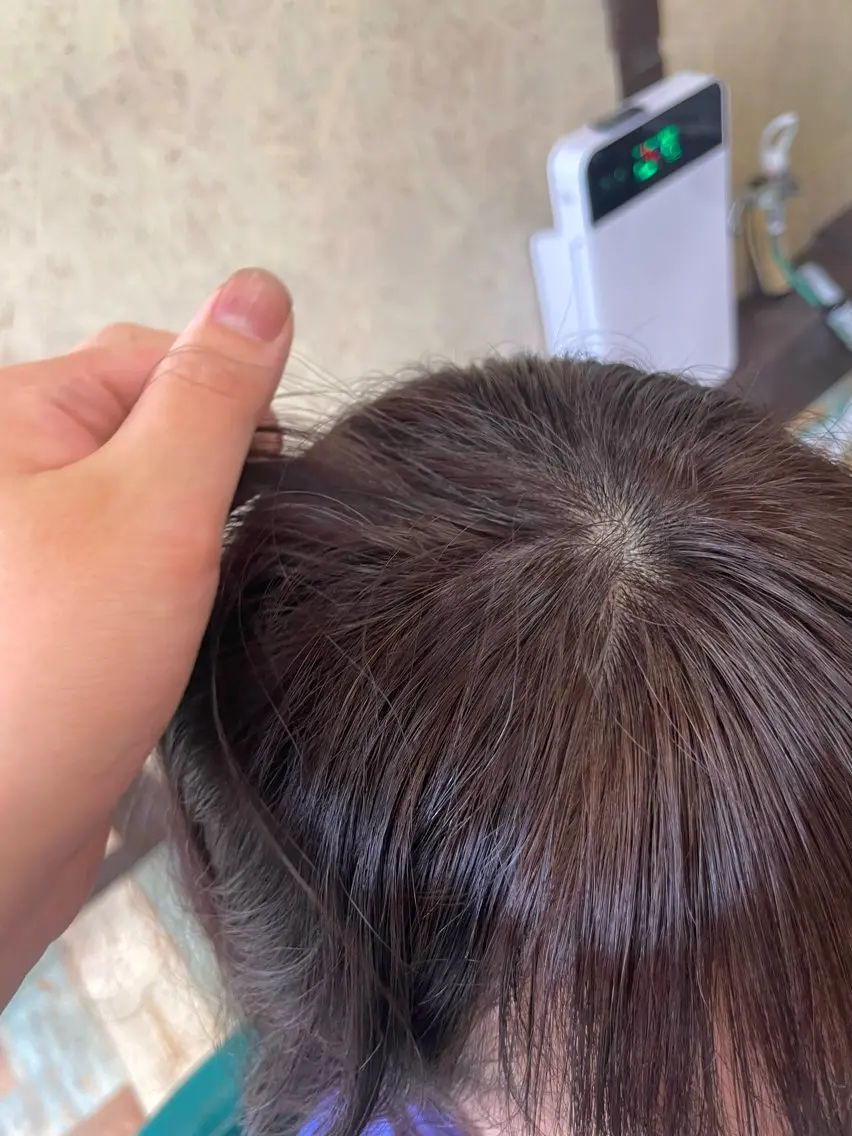 カラー ブラウンカラー オレンジ 多田 優香のヘアスタイル
