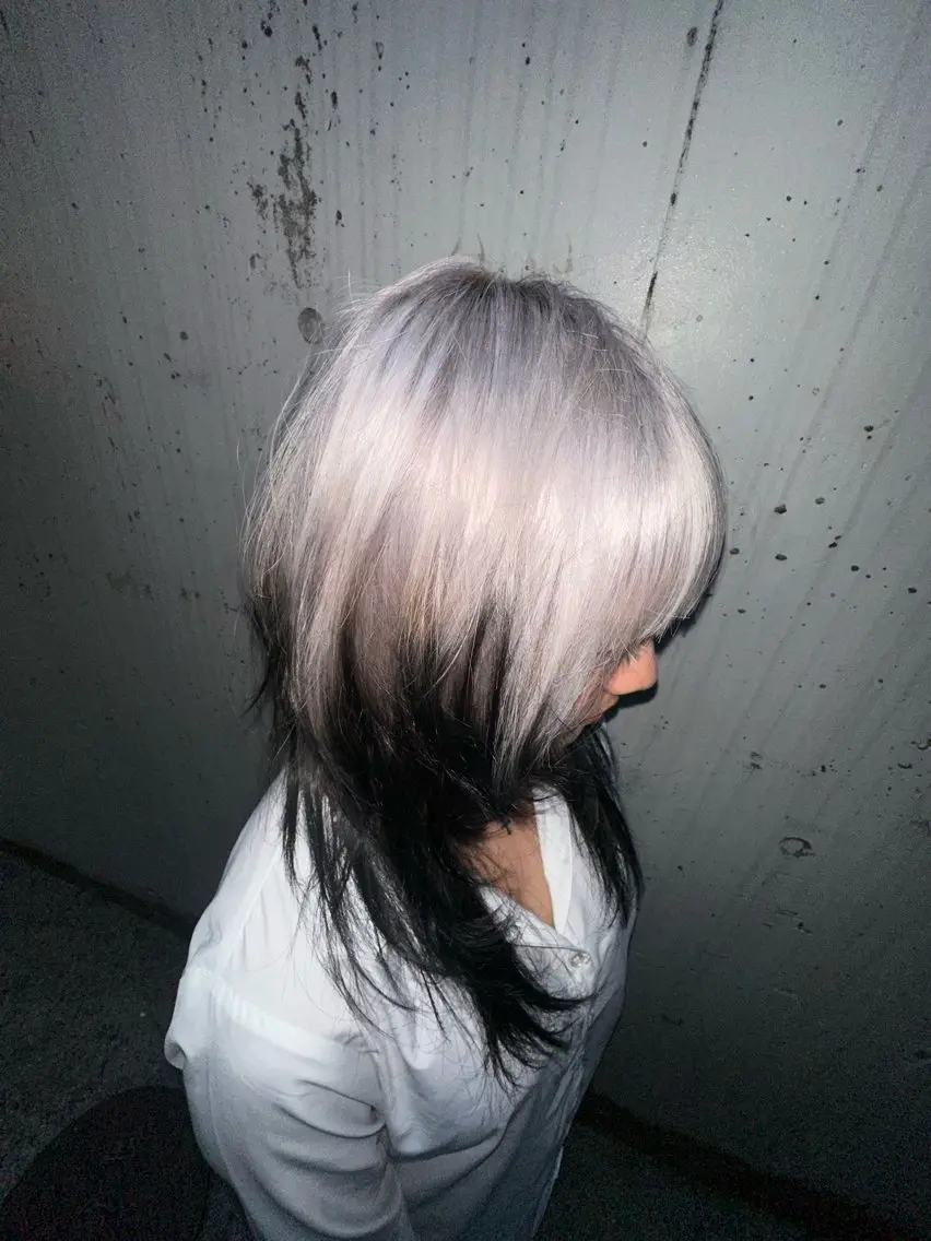 ロング カラー 黒髪 カット ヘアカラー 🌸ハイトーン🌸ブ リーチ🍇chakiのヘアスタイル