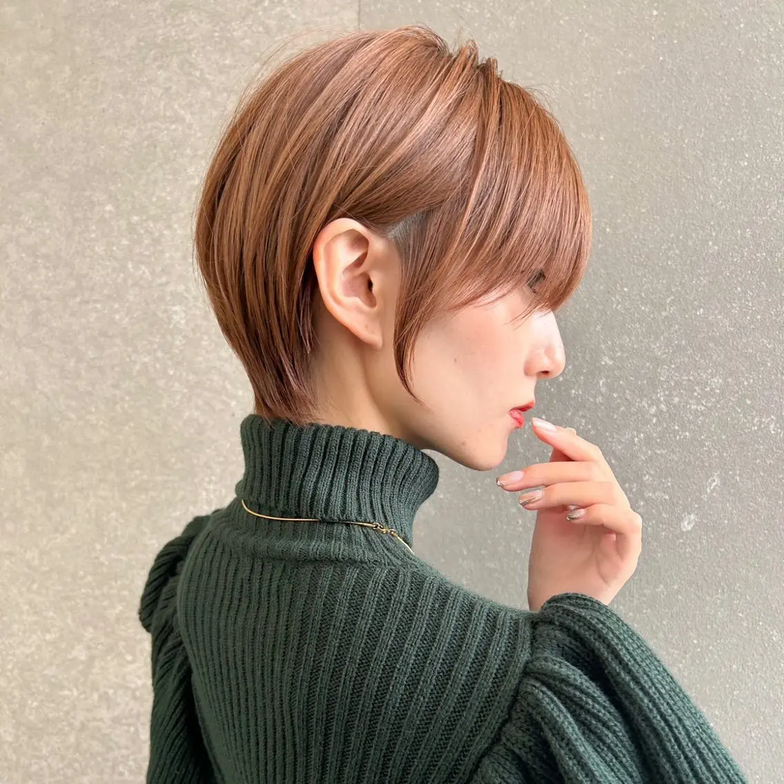 ショート カット ヘアカラー トリートメント Lond Bloom 天神ショート/ボブのヘアスタイル