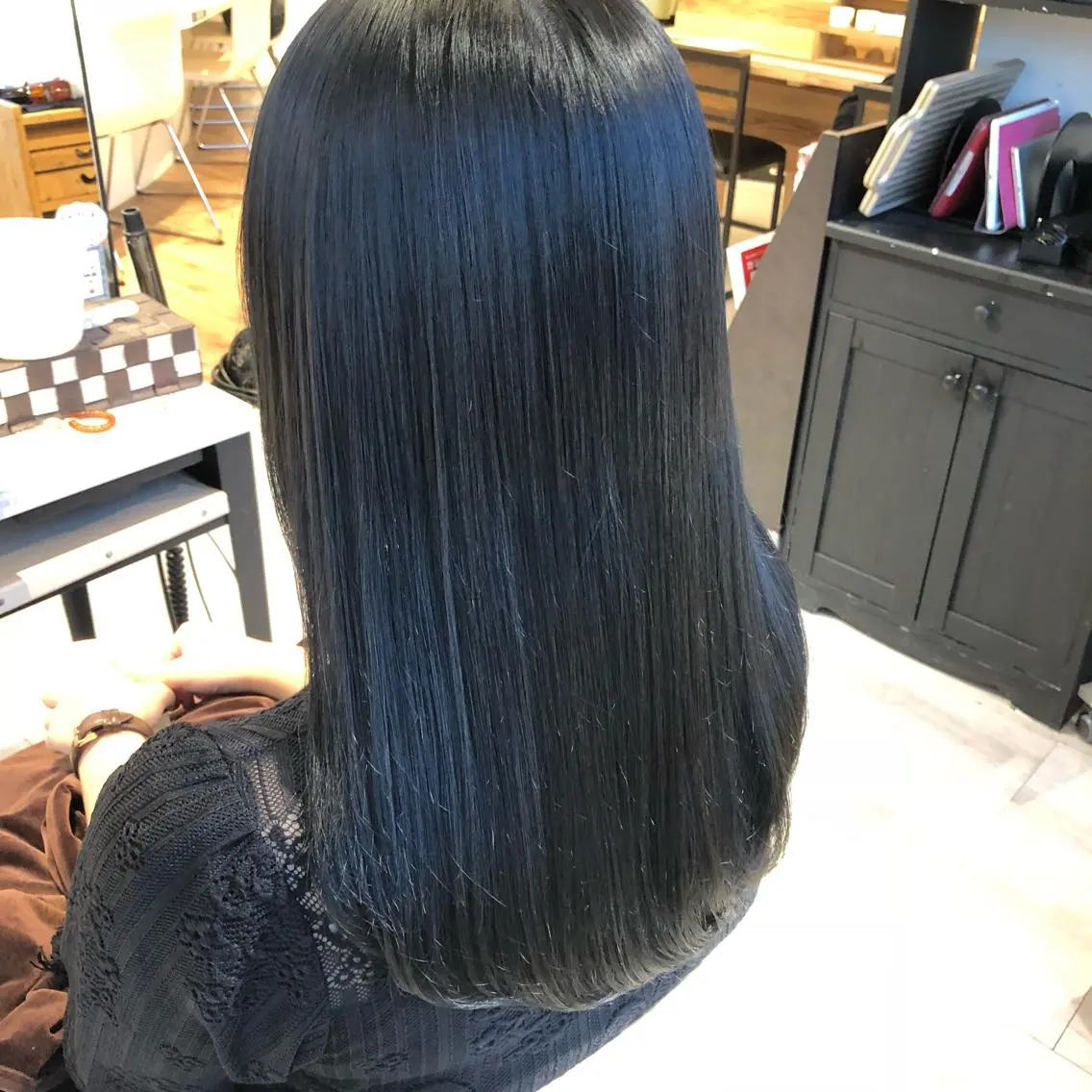 ロング カラー 金子 富士のヘアスタイル