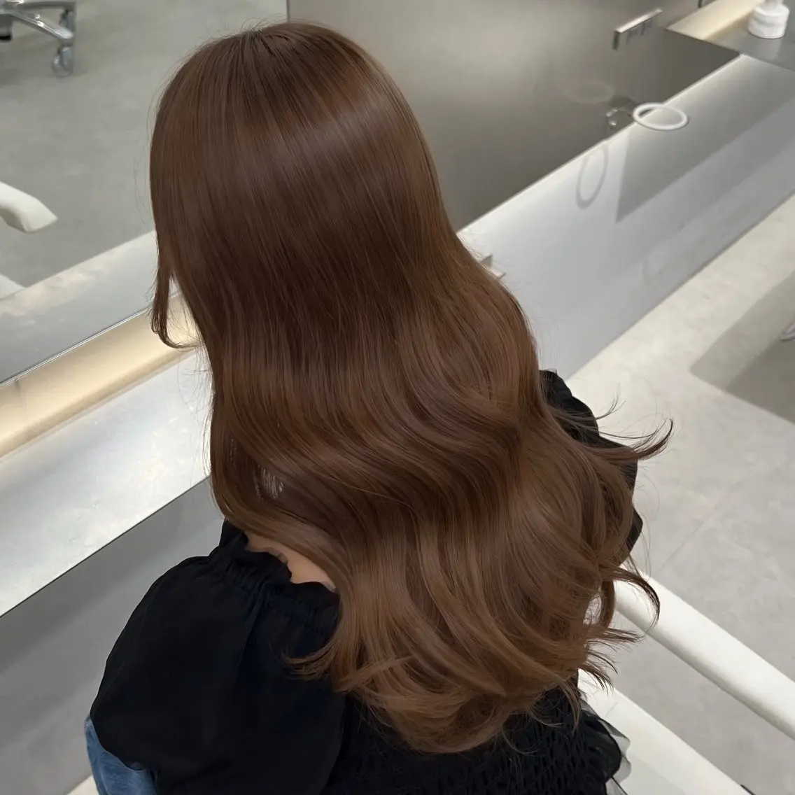 ロング ゆみ／ lei miuのヘアスタイル