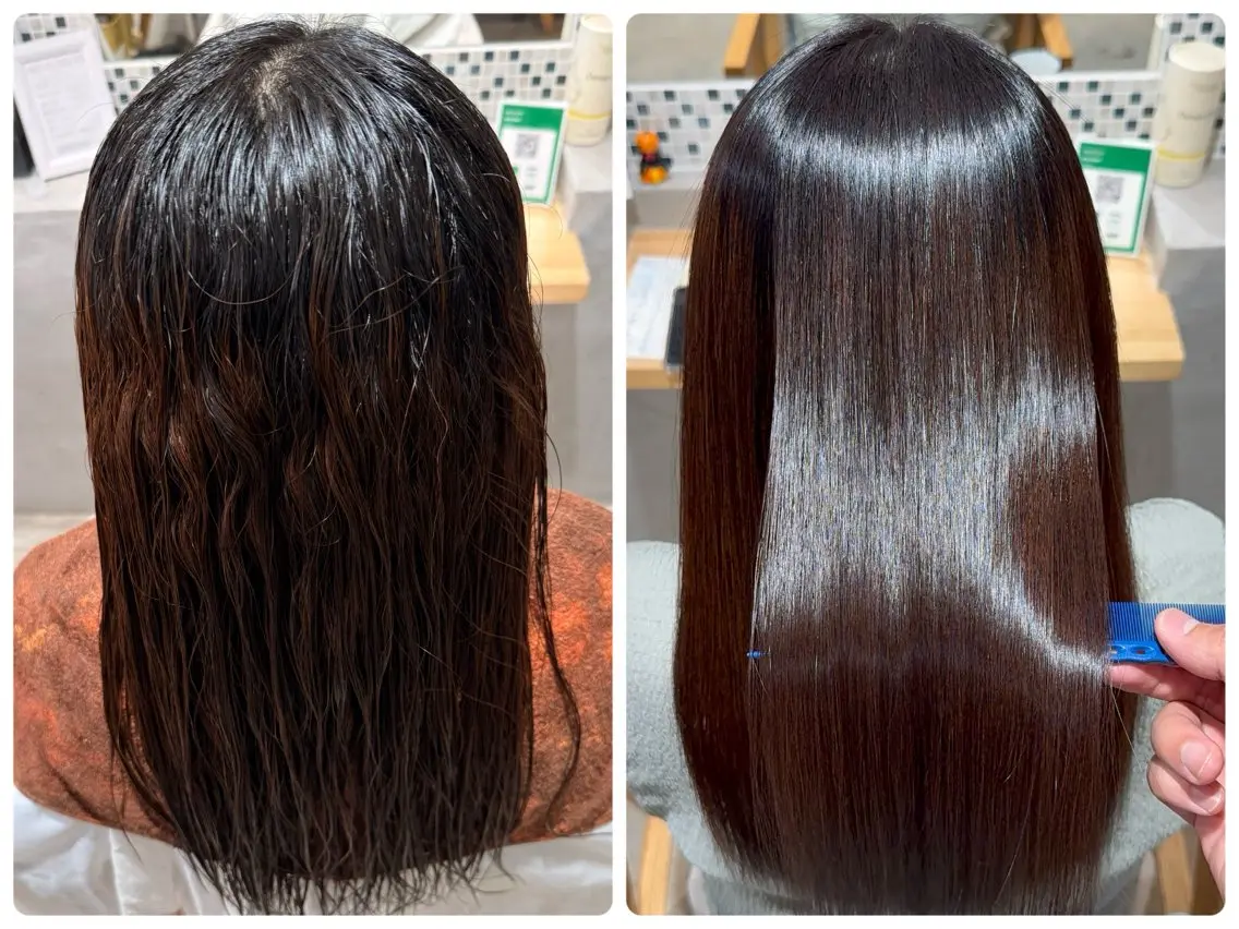ロング 髪質改善・ クロスパーマ◎倉澤のヘアスタイル