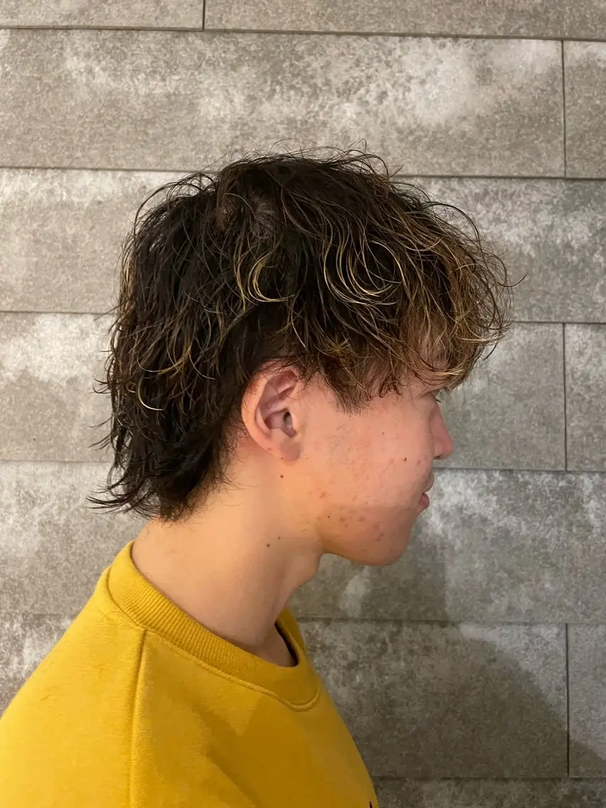 パーマ メンズ メンズ専門　太田 楽々のヘアスタイル