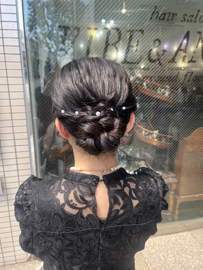 ヘアアレンジ ヘアセット ミホ/ 元町中華街のヘアスタイル