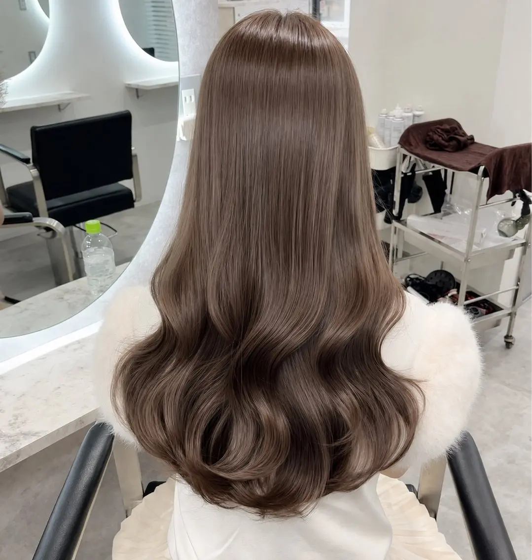 ロング カラー ブリーチ ダブルカラー ブリーチなしカラー ヘアカラー 透明感カラー🪽┊︎ Honoka🎀のヘアスタイル
