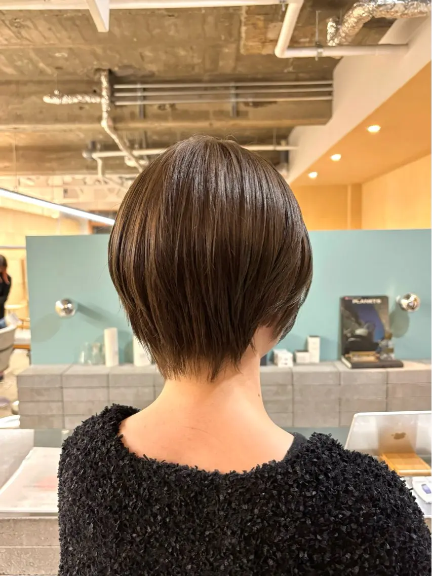 ショート 髪質改善カラー cipre 唯舞のヘアスタイル