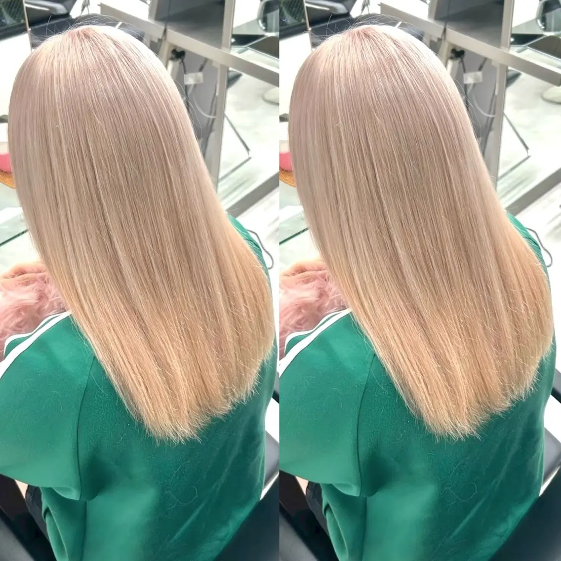 カラー ブリーチ ブロンド 透明感カラー ヘアメ🎀推しカラー 🥣横浜/しほ🧸のヘアスタイル