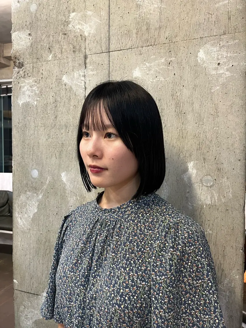 ミディアム カラー 柴田蓮太朗 [トーンアップ]のヘアスタイル