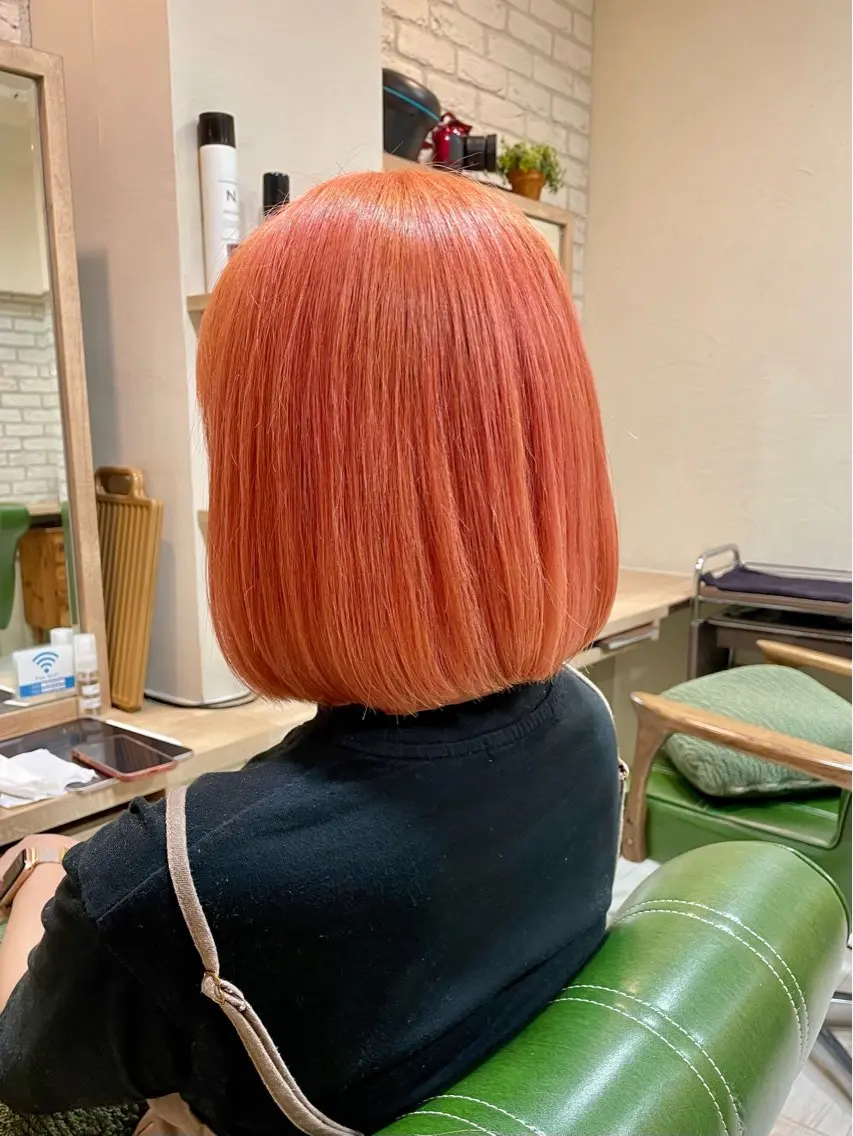 ミディアム カラー ブリーチ 清水 有実子のヘアスタイル