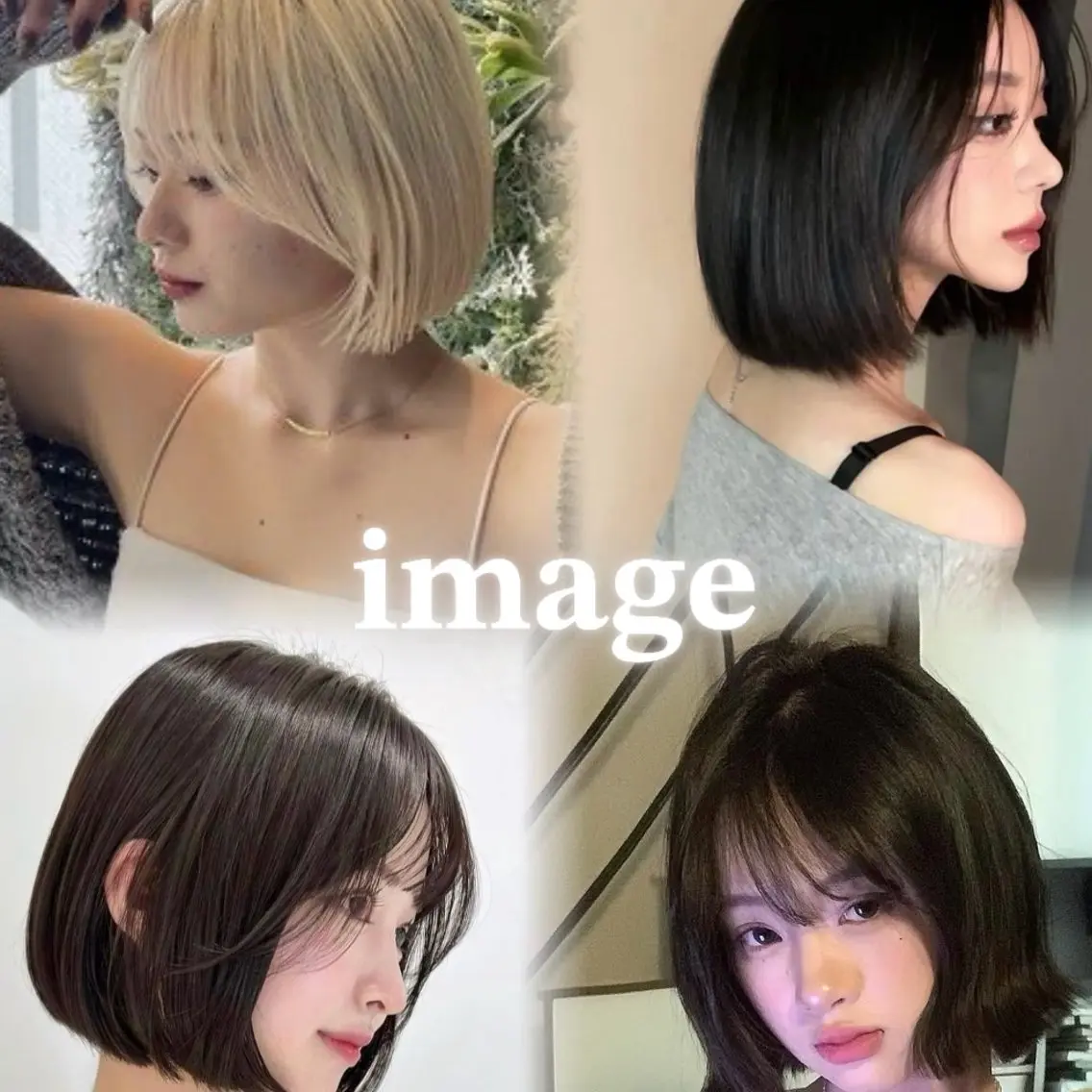 ショート カット ヘアカラー 縮毛矯正 レイヤー/韓国ヘア 角岡泉希のヘアスタイル