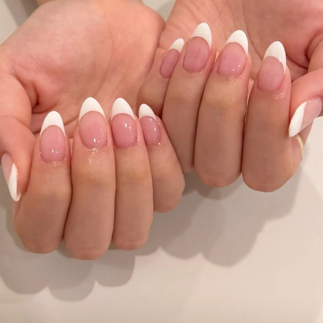 オフありフレンチ🤍(パラジェル使用)(ドライケア)(現金のみ)の写真