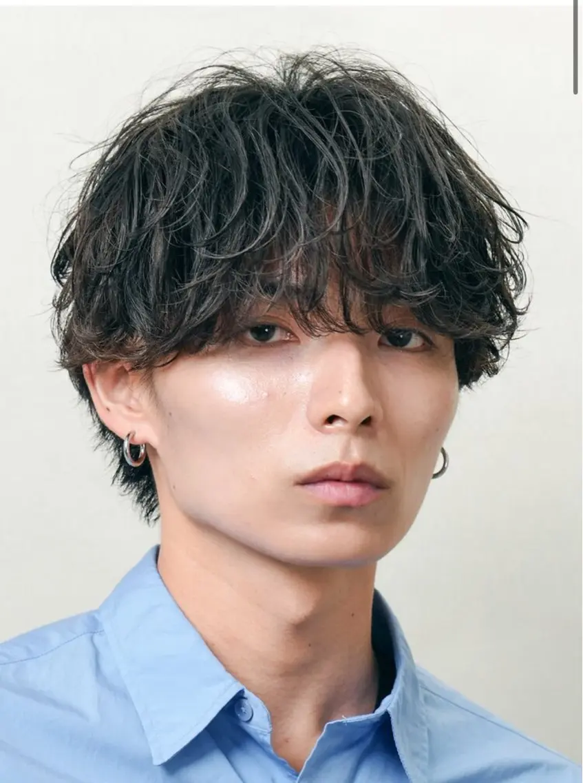 パーマ メンズ カット パーマ カット🔥パーマ特化 fifthりょう🔥のヘアスタイル