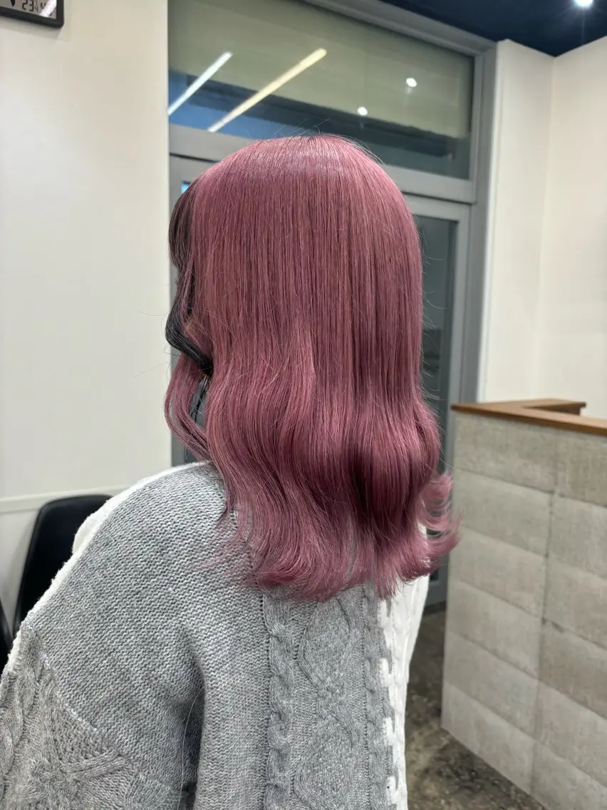 カラー ヘアカラー 🌸ムラ修正/ ブリーチゆずな 🌸のヘアスタイル