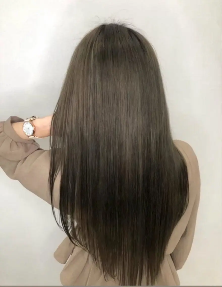 ロング ヘアカラー トリートメント 🫧小林舞衣 🌙のヘアスタイル