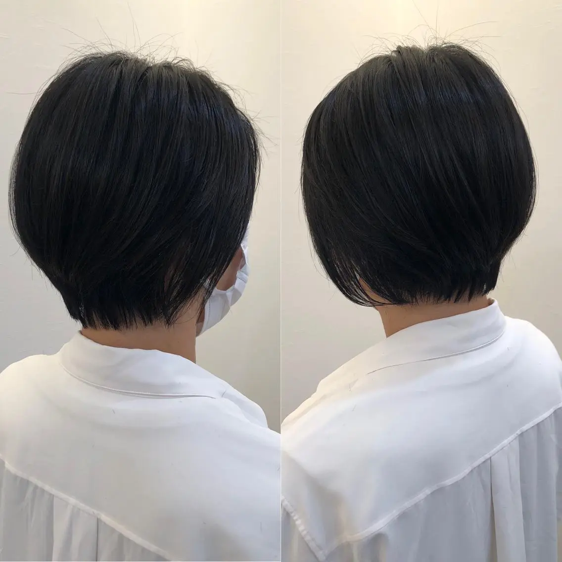 ショート ツノガイ エリのヘアスタイル