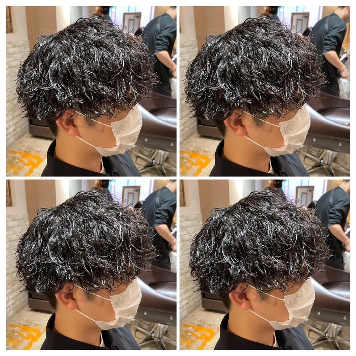 パーマ メンズ カット パーマ トリートメント ヘアセット メンズパーマ特化 望月謙二郎のヘアスタイル