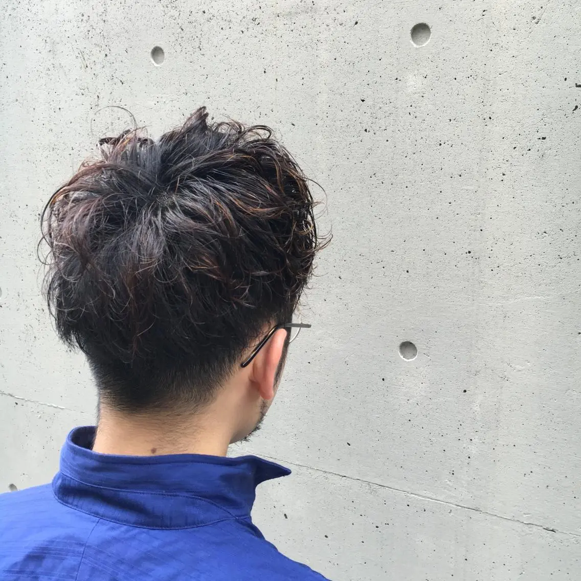 パーマ メンズ 田中 裕士のヘアスタイル
