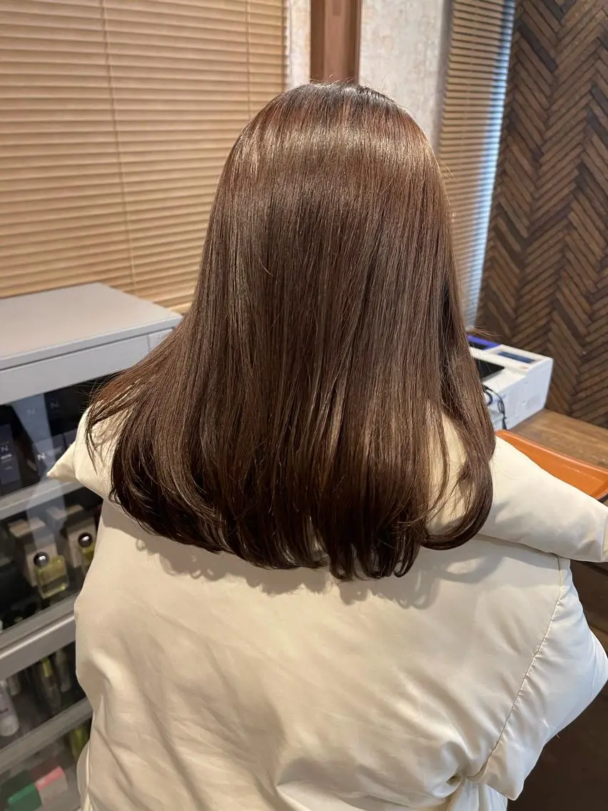 〔選べるカラー剤🌷〕カラー＋3stepトリートメント（アディクシー＋イルミナカラー＋N .カラー）🫧🧸の写真