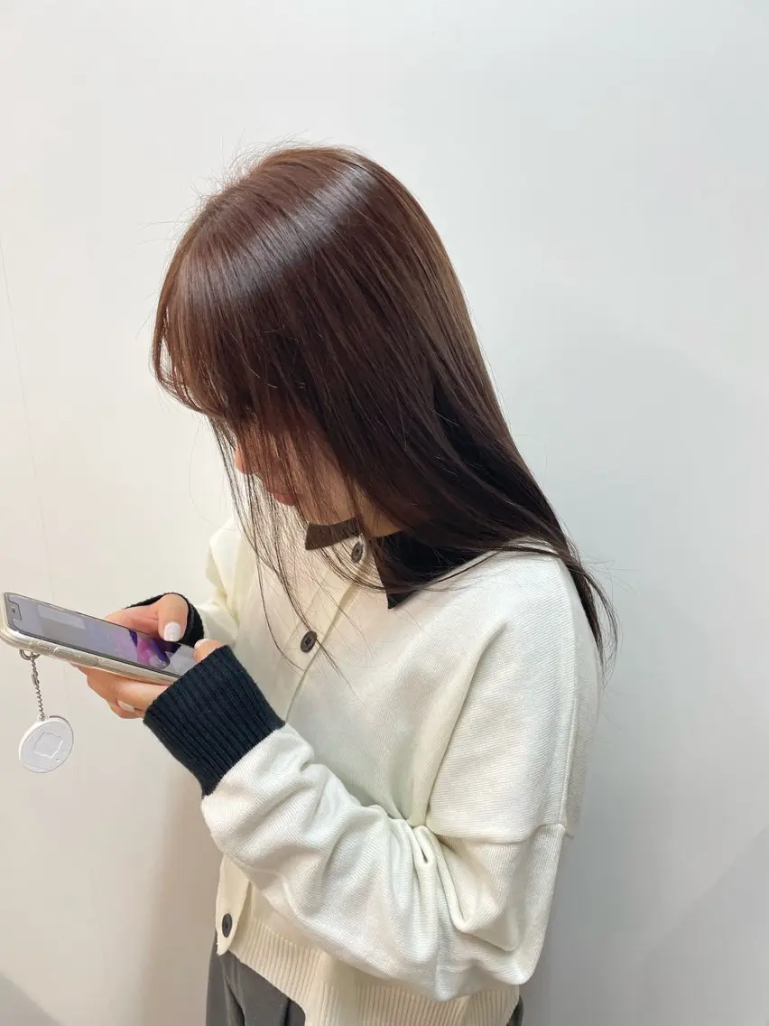 セミロング 京谷 日向のヘアスタイル
