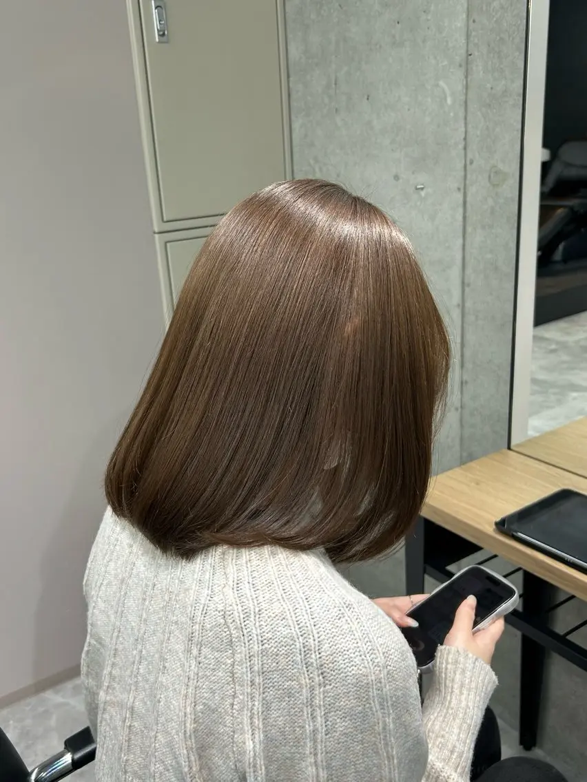 天使の輪👑イノアカラー+カット+2stepトリートメント🫧の写真