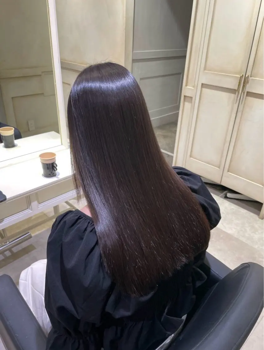 パーマ 縮毛矯正 トリートメント 💙透明感カラー/ 縮毛矯正/ゆうな💙のヘアスタイル