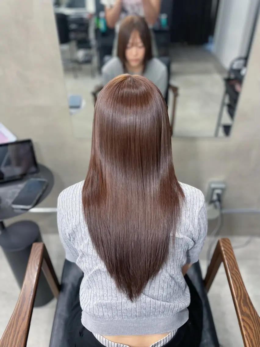 ミディアム ヘアカラー トリートメント yuki ユキのヘアスタイル