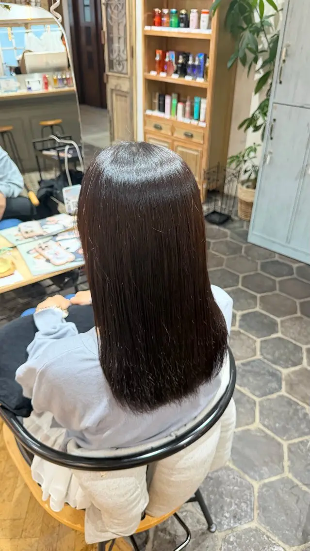 ロング カラー 韓国風￤透明感カラー ‎🤍￤mioのヘアスタイル