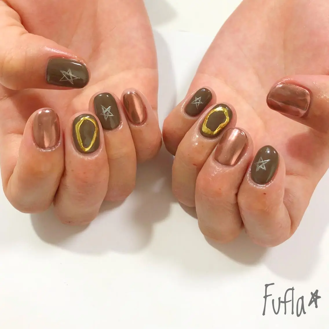 ネイル ピンク プライベートサロン Fuflaのネイルデザイン
