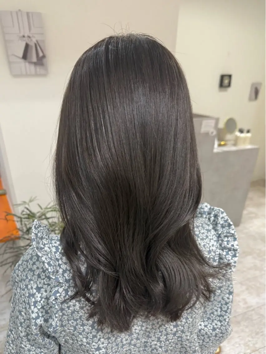 セミロング カラー カット ヘアカラー トリートメント piLLon/ RYUKAのヘアスタイル