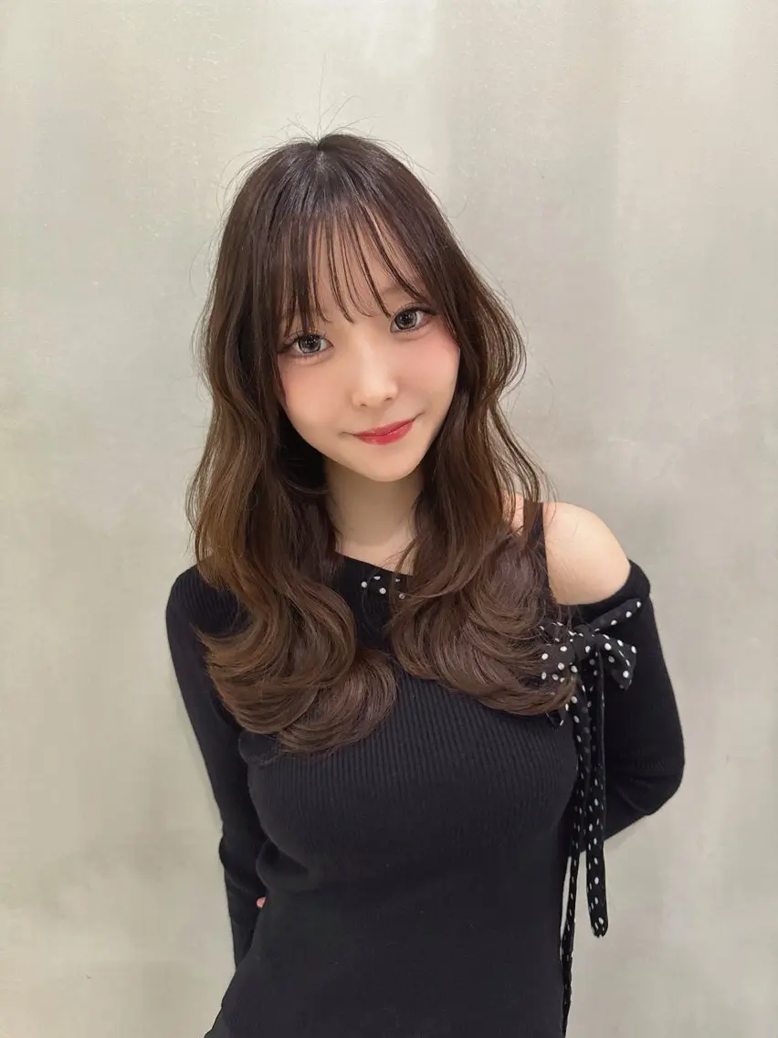 ロング カラー ヘアカラー トリートメント ブリーチ/Wカラー/ 透明感/たけるのヘアスタイル