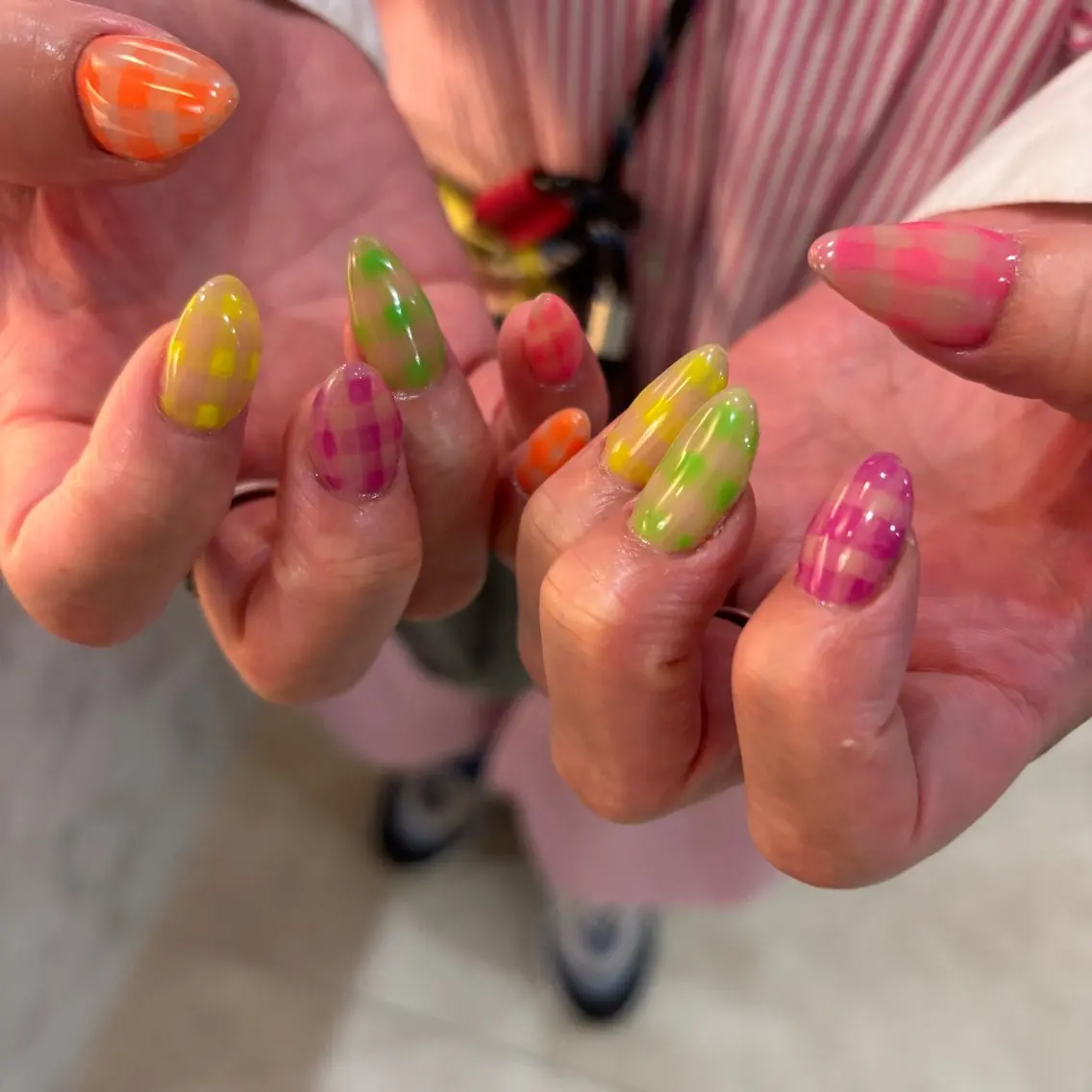 ネイル ハンドネイル フットネイル ゆびノさき茨木店 ニュアンス/アートのネイルデザイン