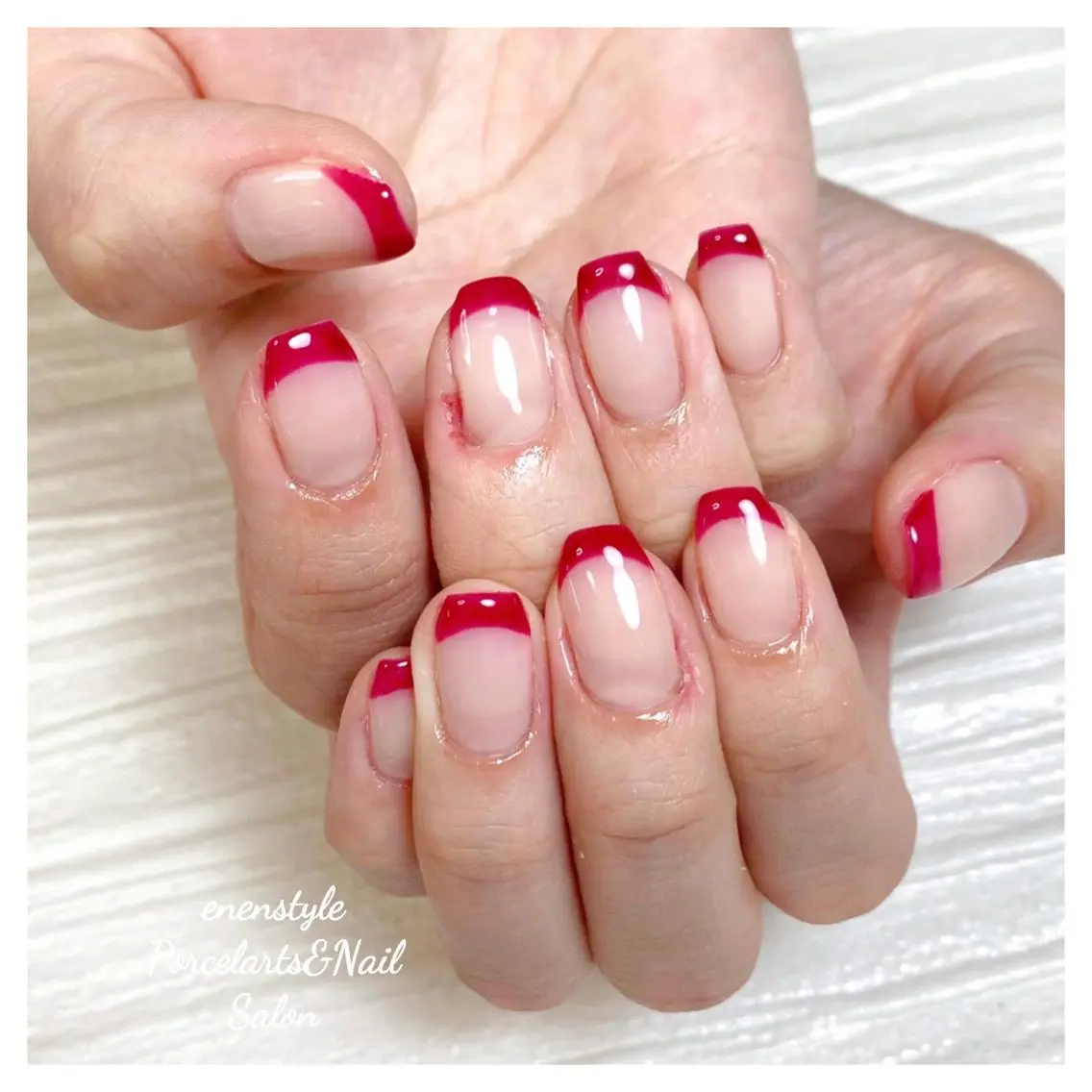 ミディアム ネイル 🐾enen style 🐾のネイルデザイン