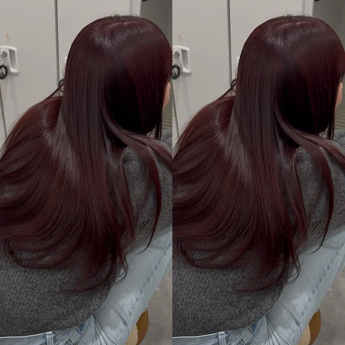ロング カラー ブリーチ ブリーチなしカラー ピンクカラー 韓国風ヘア ヘアカラー トリートメント 🍒暖色🍒ブリーチ なしカラー/たくみ。のヘアスタイル